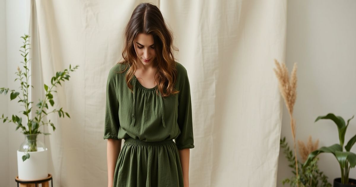 Sustainable fashion design with eco-friendly materials