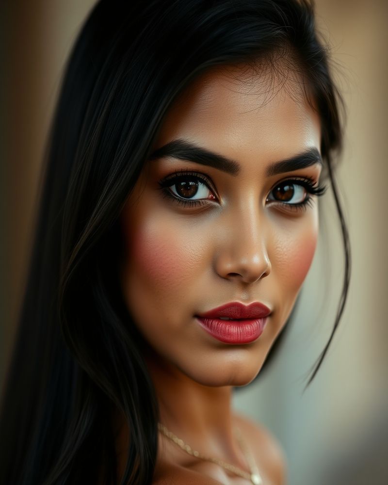 Aanya Malhotra beauty close-up portrait