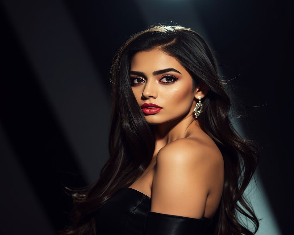 Aanya Sharma high fashion editorial