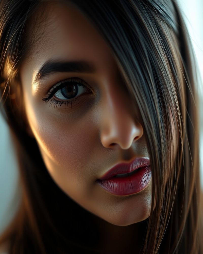 Aanya Sharma beauty close-up portrait