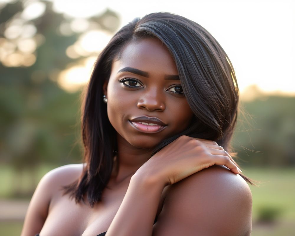 Adaeze Okafor natural outdoor lifestyle portrait