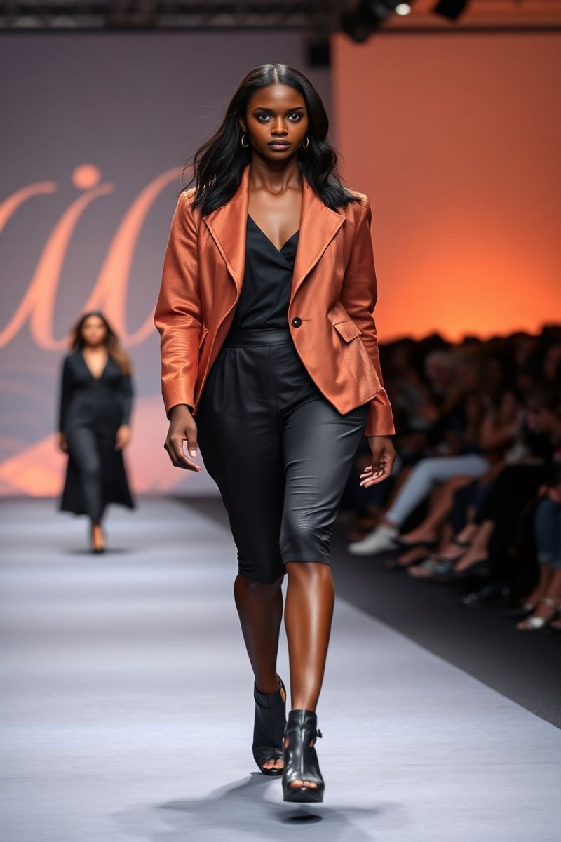 Adaeze Okafor fashion runway walk