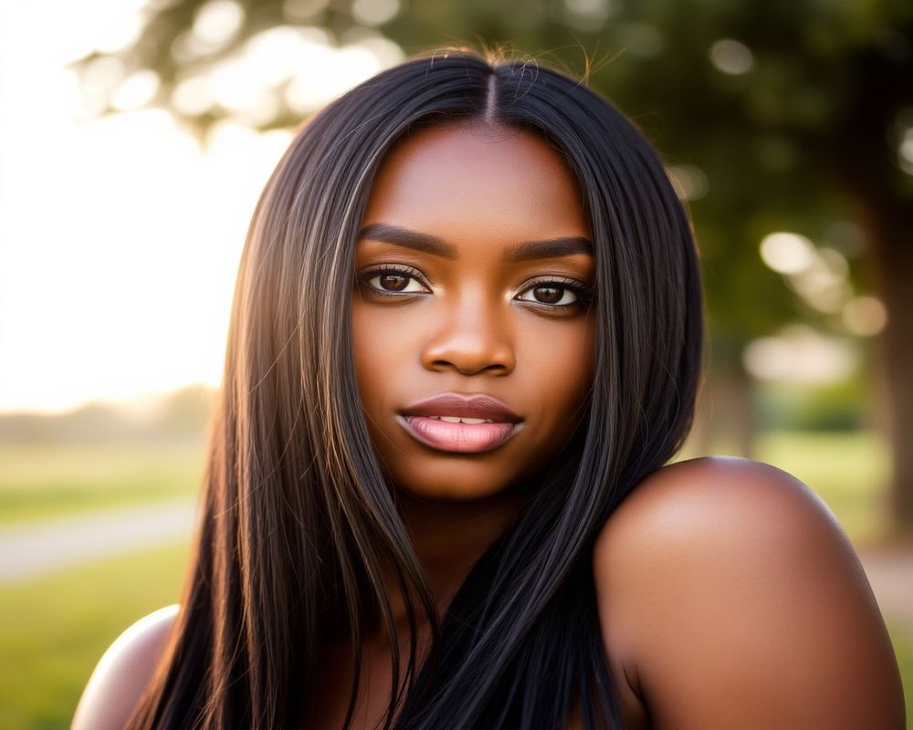 Adaeze Okoro lifestyle personality shot in natural outdoor setting