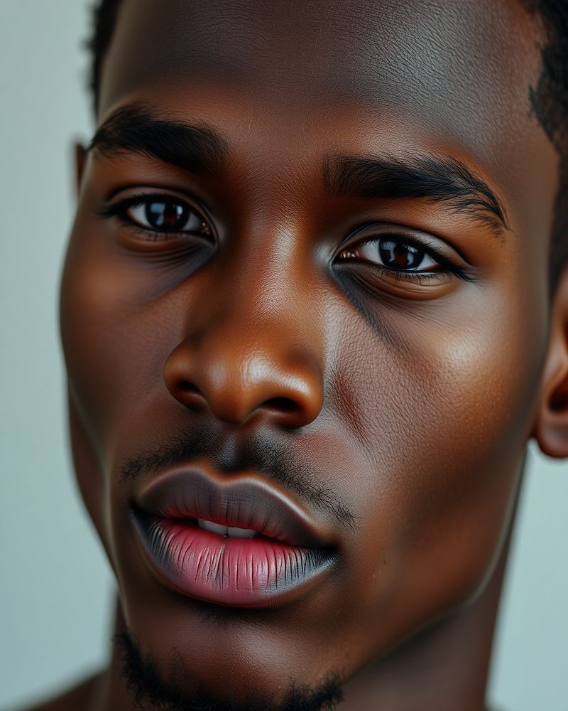 Adewale Ogunleye beauty close-up portrait