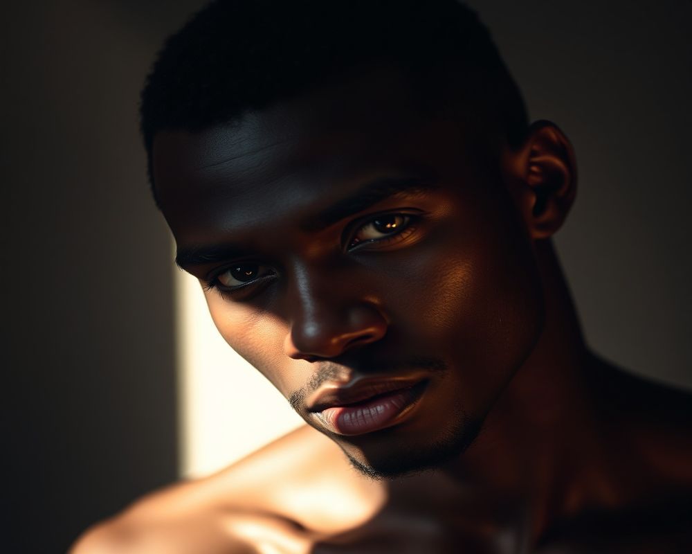 Adewale Ogunleye artistic creative portrait