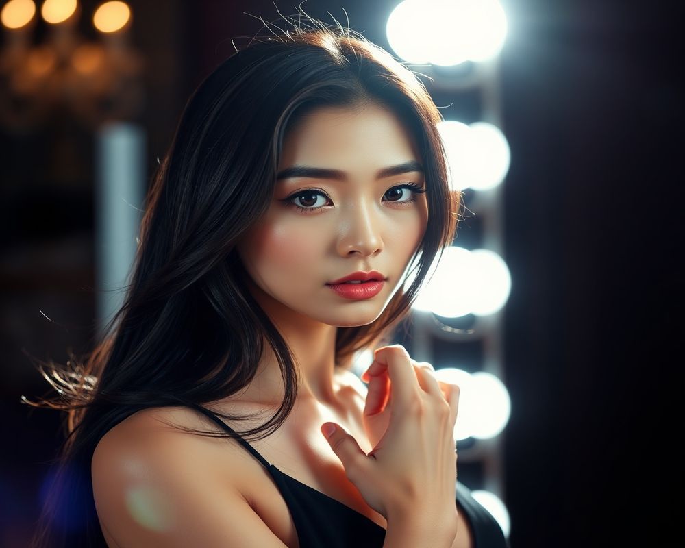 Akari Tanaka high fashion editorial