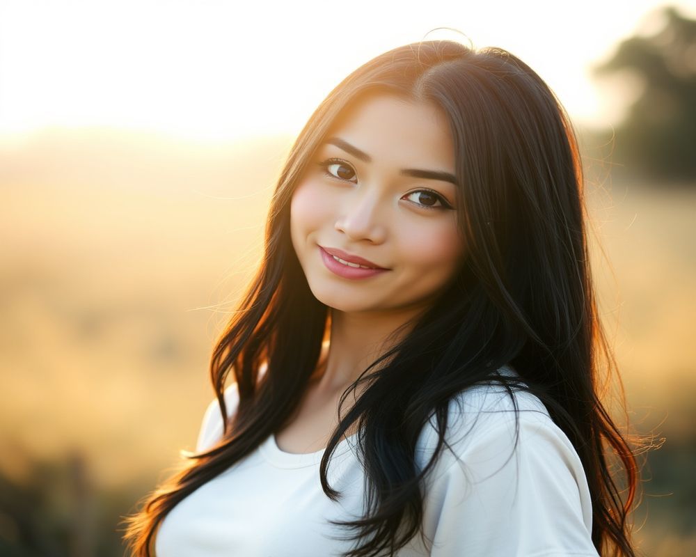 Alessandra Bautista lifestyle personality shot in natural outdoor setting