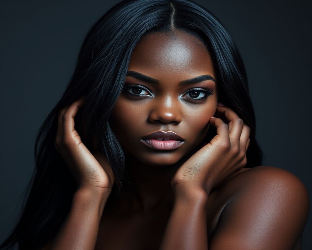 Amara Ochieng high fashion editorial