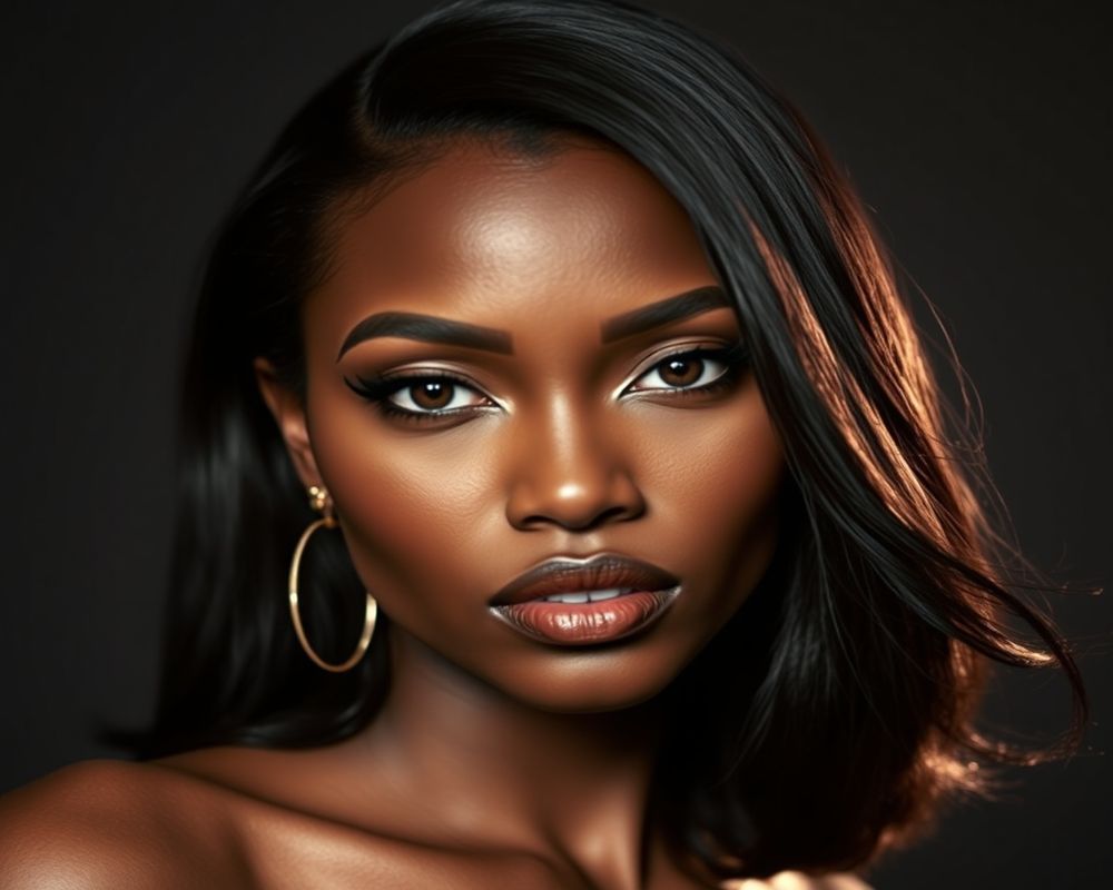 Amara Okafor high fashion editorial