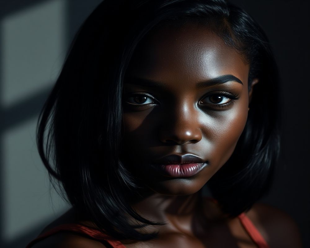 Amara Okafor artistic creative portrait