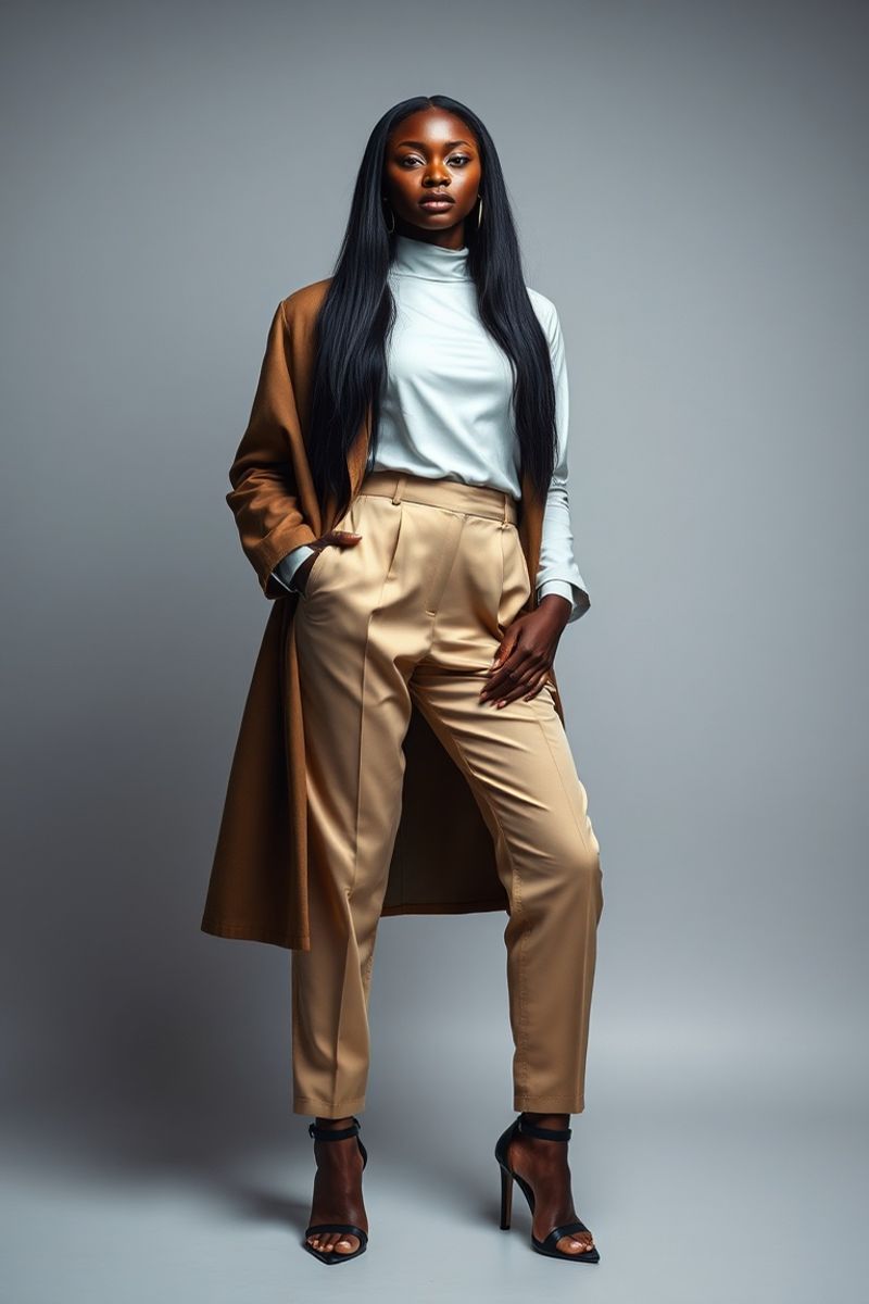 Amara Okeke full body editorial pose