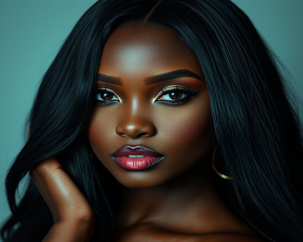 Amara Okeke high fashion editorial