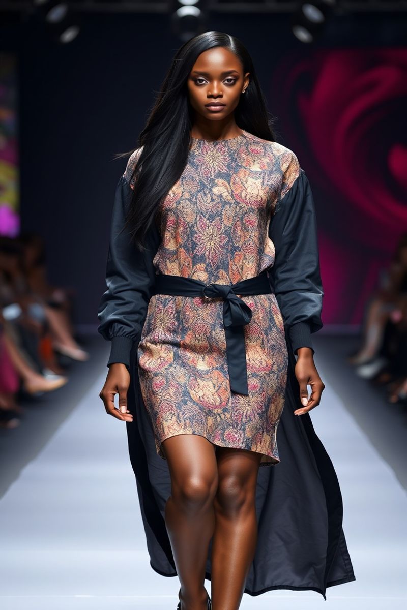 Amara Okeke fashion runway walk