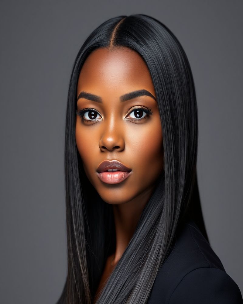 Amara Okonkwo professional headshot, studio lighting with neutral background