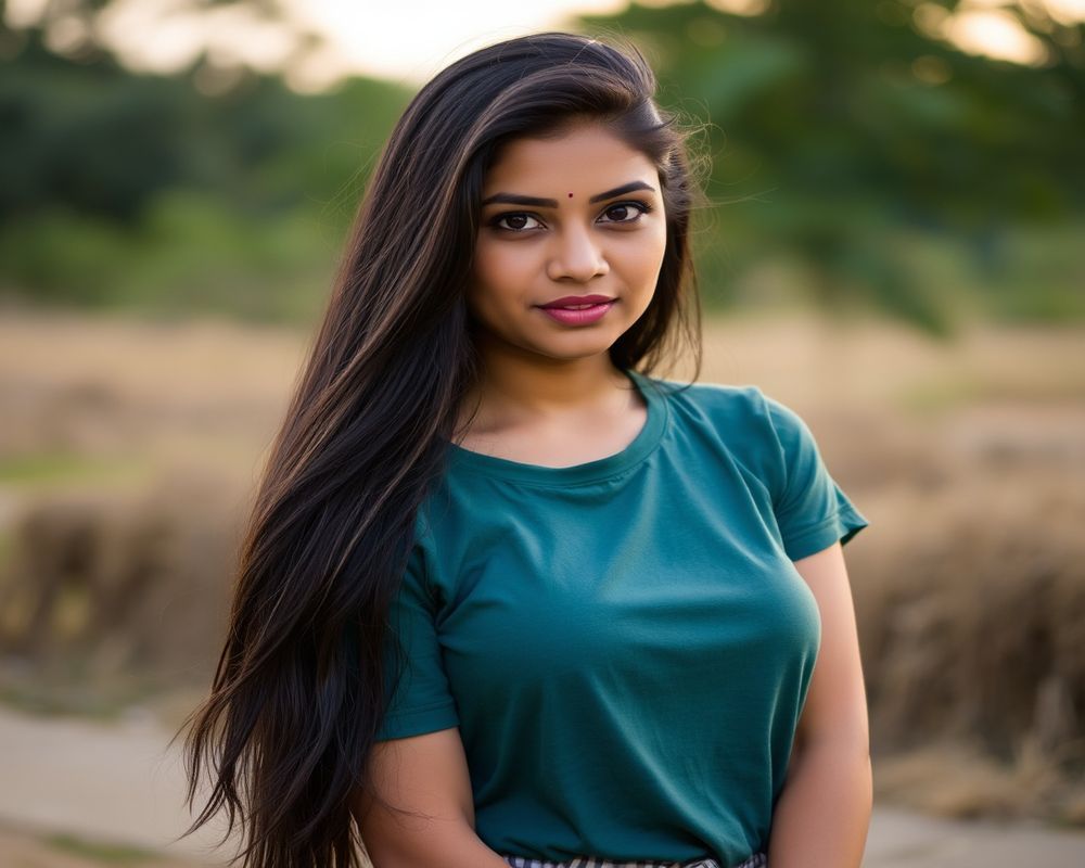 Amara Perera natural outdoor lifestyle portrait