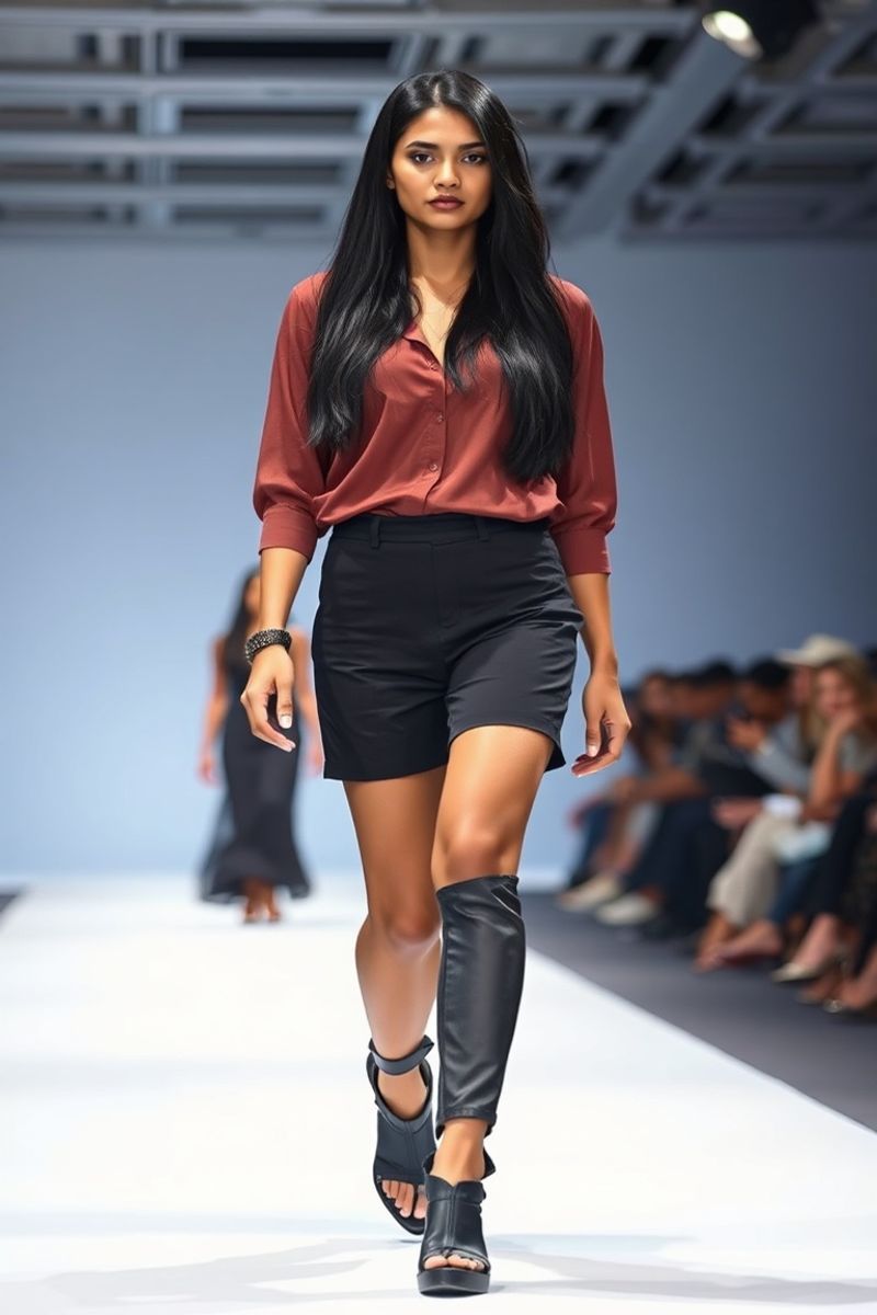 Amara Perera fashion runway walk