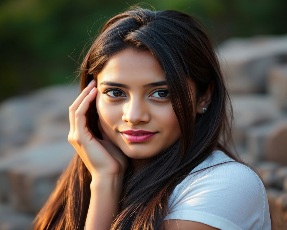 Amaya Wickramasinghe natural outdoor lifestyle portrait