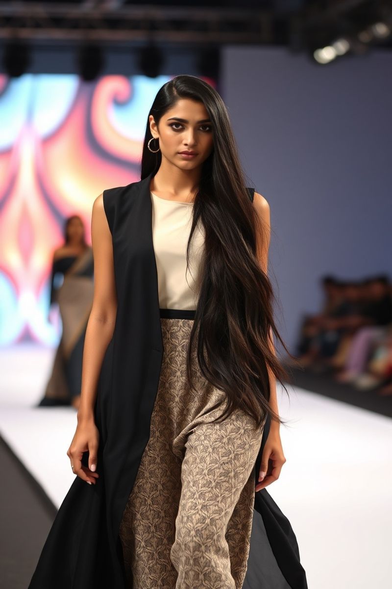 Amaya Wickramasinghe fashion runway walk