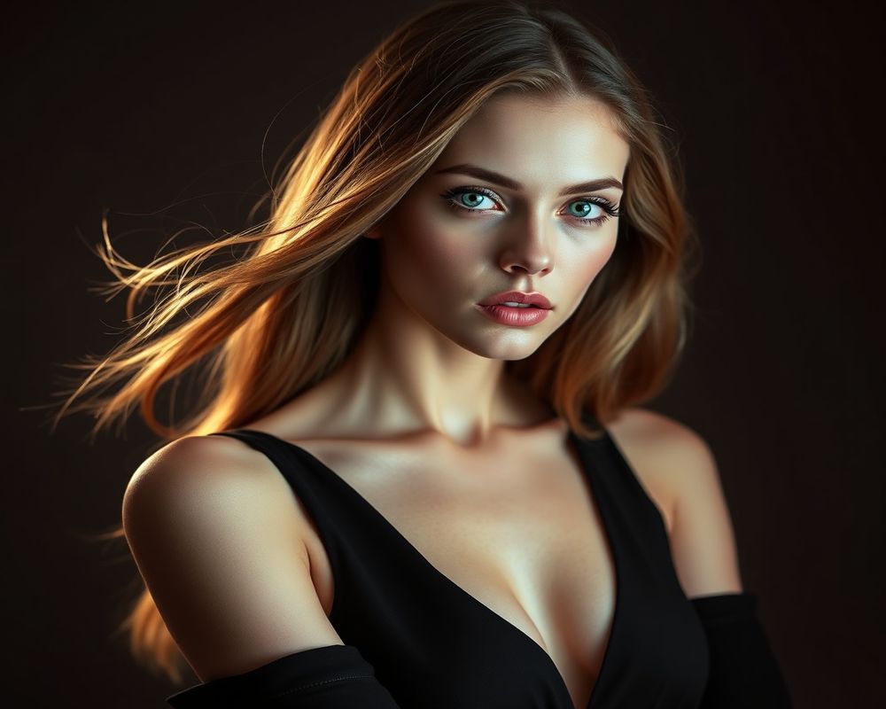Amelie Laurent high fashion editorial photograph