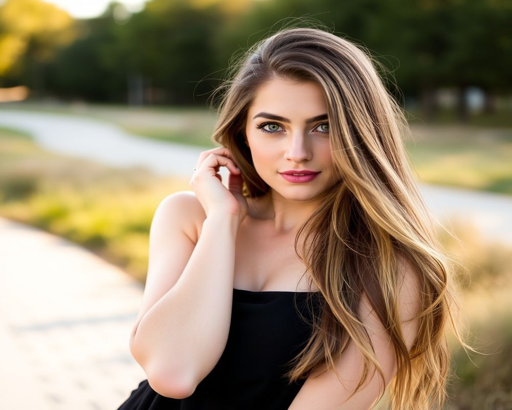 Amelie Laurent natural outdoor lifestyle portrait