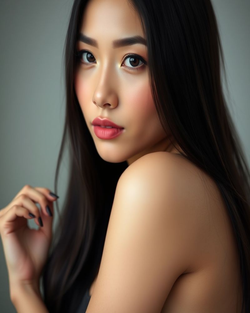 Ana Delgado beauty close-up portrait