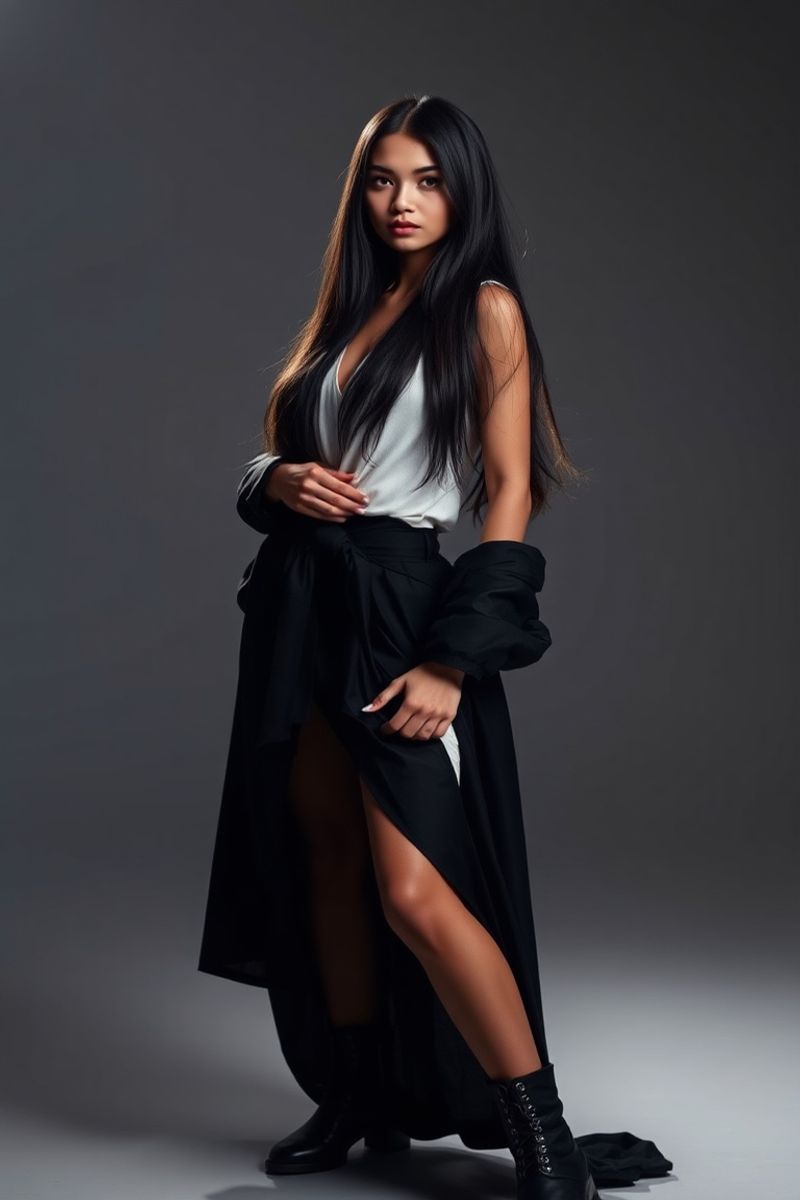 Ana Patricia Cruz full body editorial pose