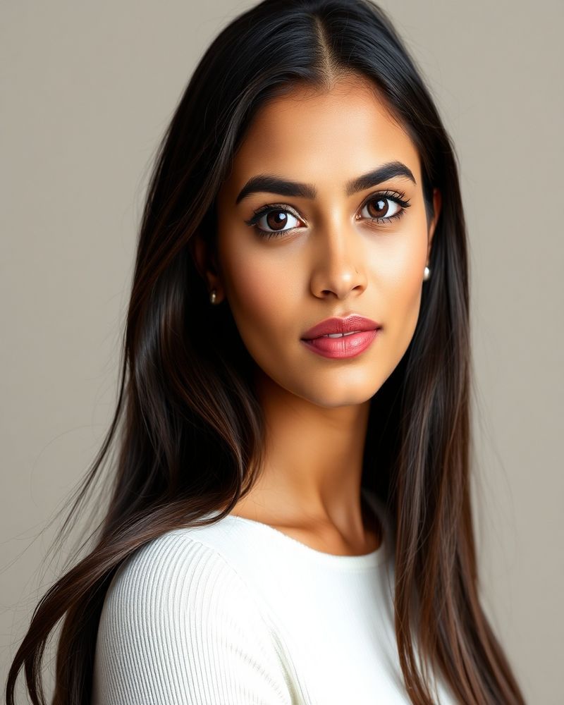 Ananya Malhotra professional headshot, studio lighting with neutral background