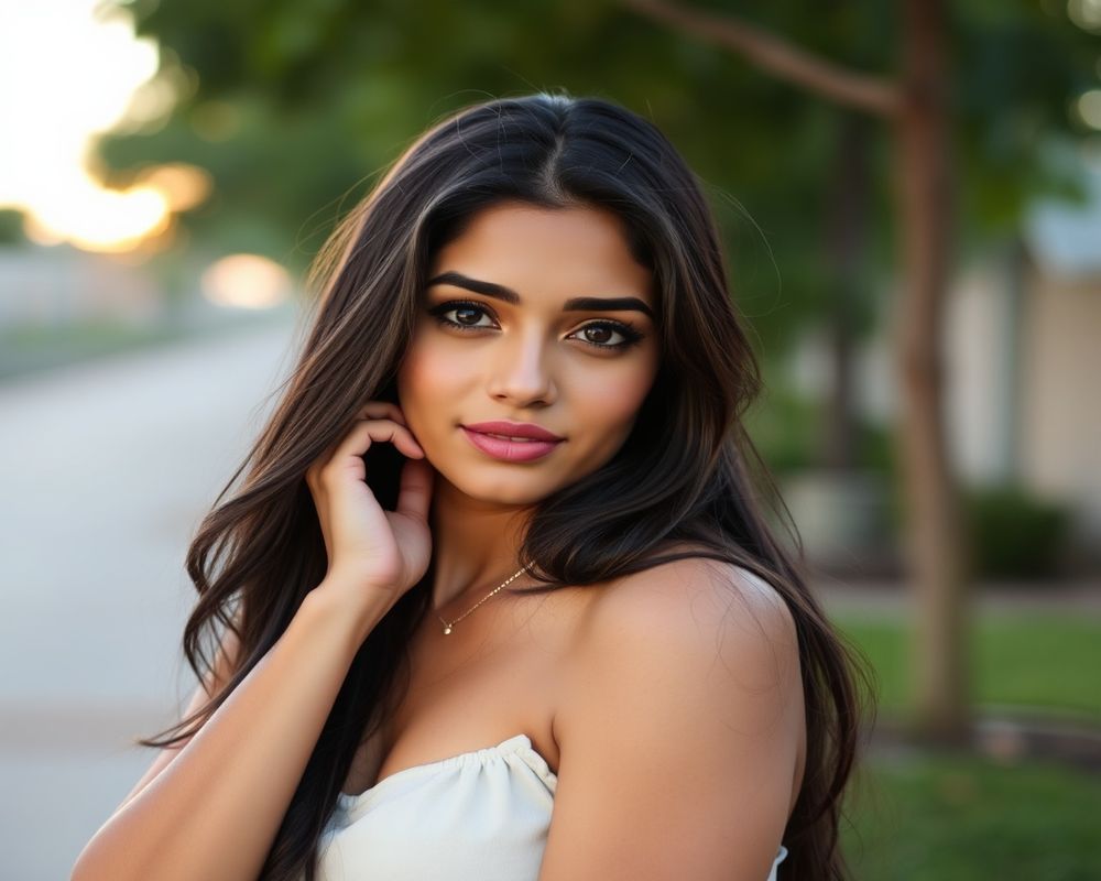 Ananya Malhotra lifestyle personality shot in natural outdoor setting