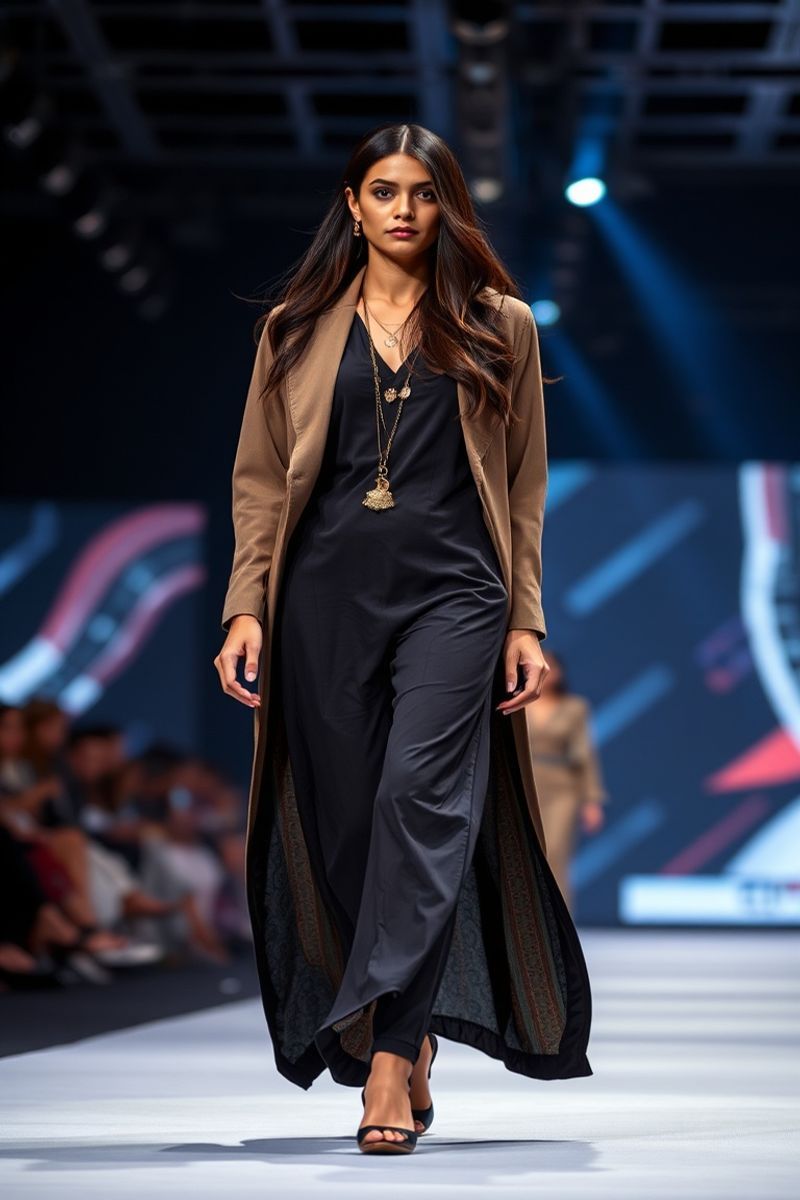 Ananya Malhotra fashion runway walk in designer clothing