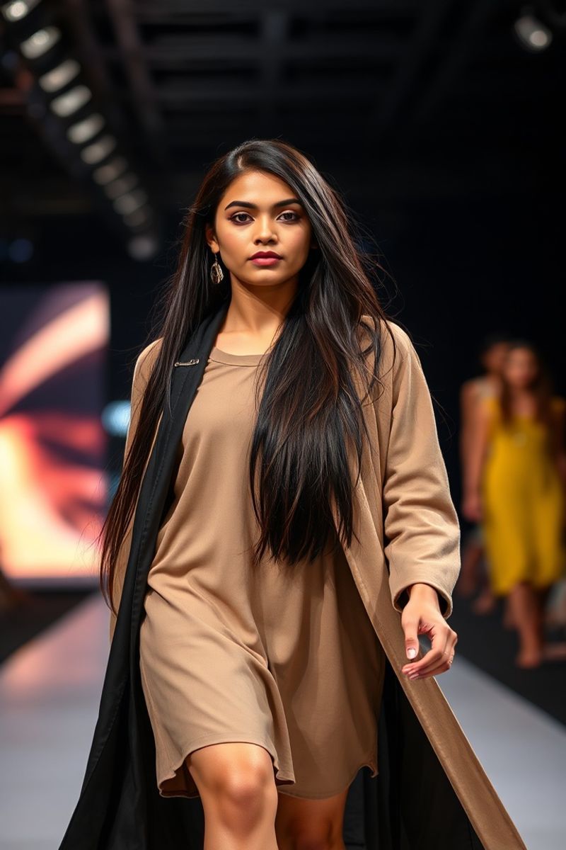 Ananya Sharma fashion runway walk in designer clothing