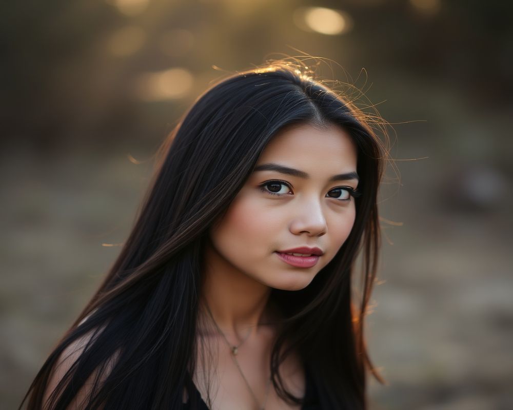 Angelica Lim natural outdoor lifestyle portrait