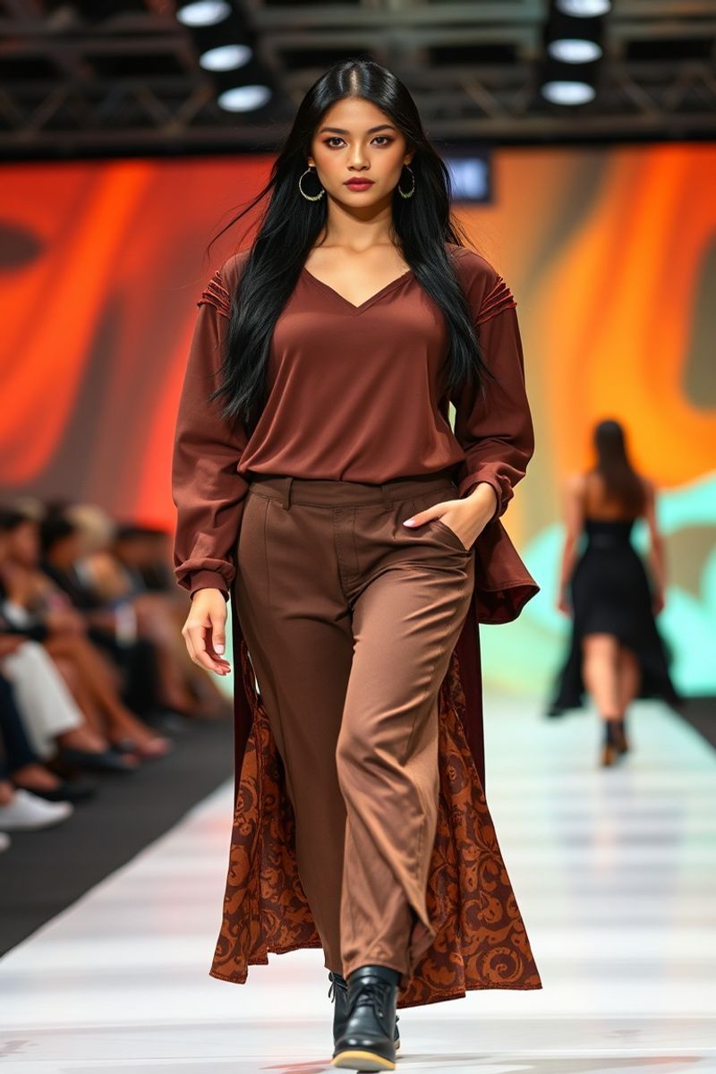 Angelica Lim fashion runway walk