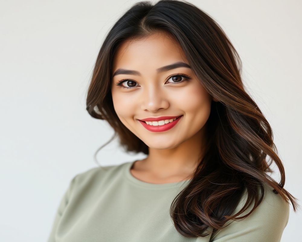 Angelica Ramos commercial brand campaign with natural smile