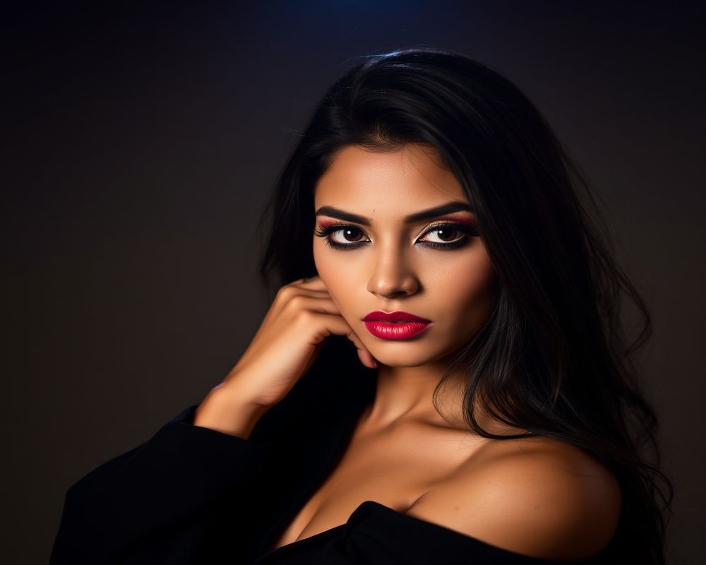 Anika Desai high fashion editorial