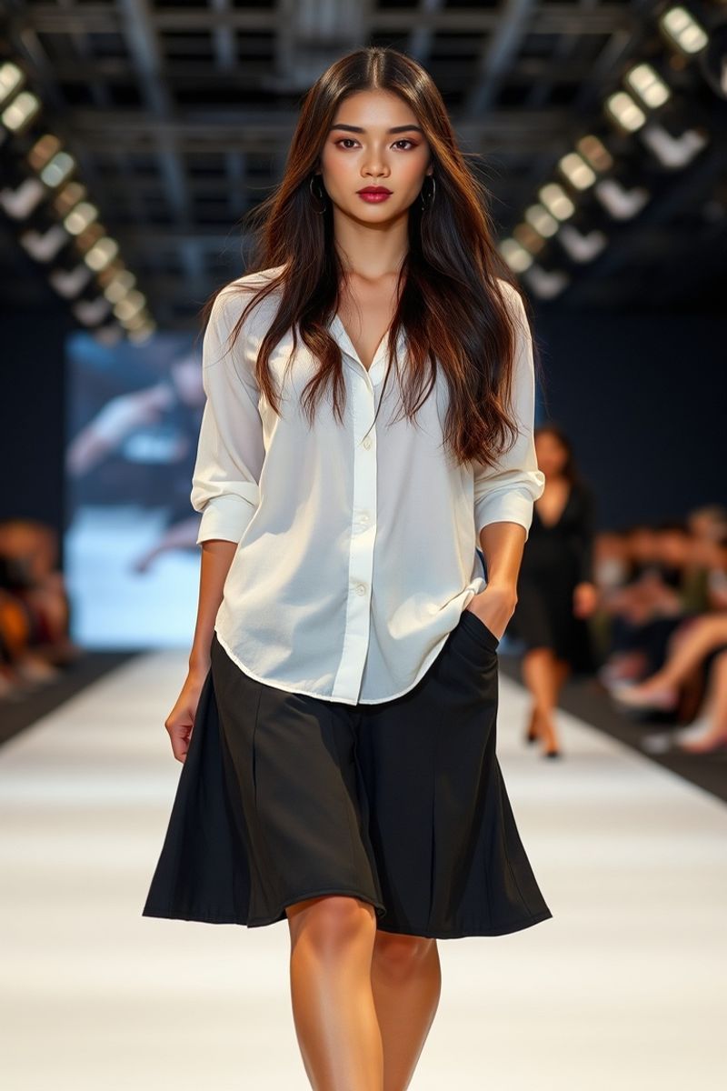 Apinya Rattanachai fashion runway walk