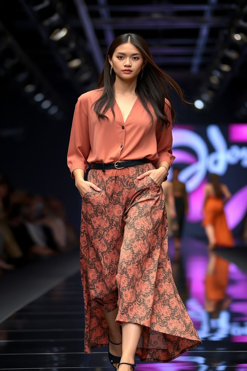 Araya Chaiwong fashion runway walk