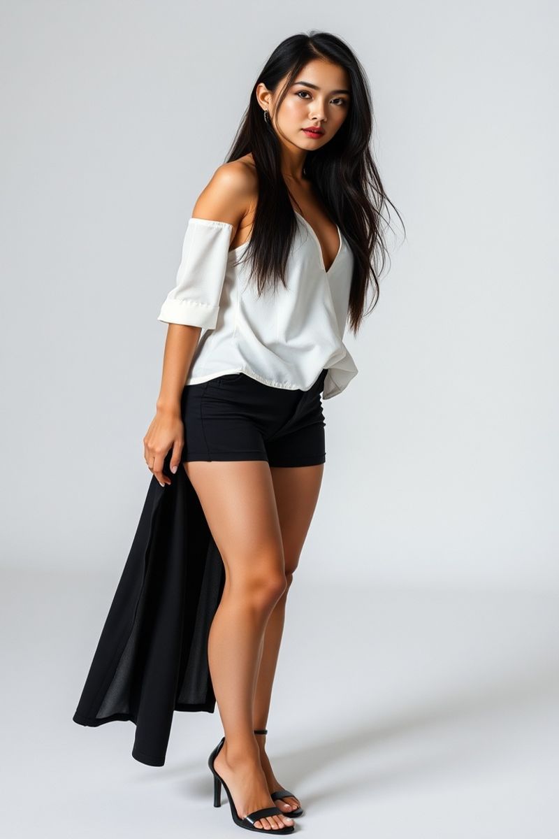 Araya Jaidee full body editorial pose