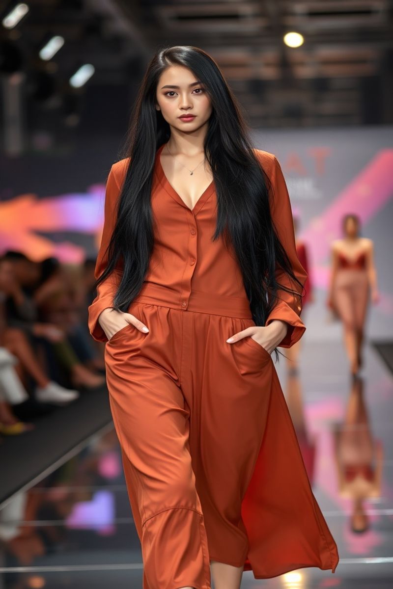 Araya Jaidee fashion runway walk