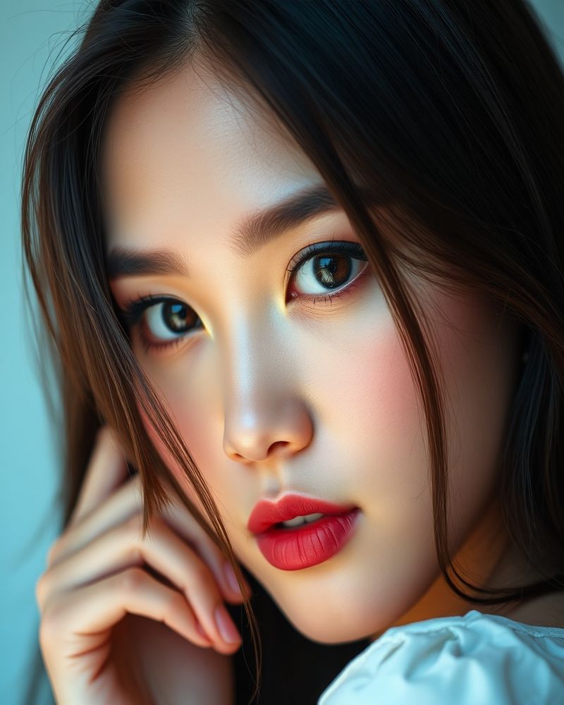 Araya Siripong beauty close-up portrait