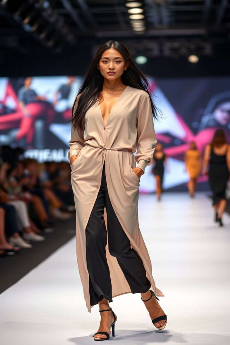 Araya Siripong fashion runway walk