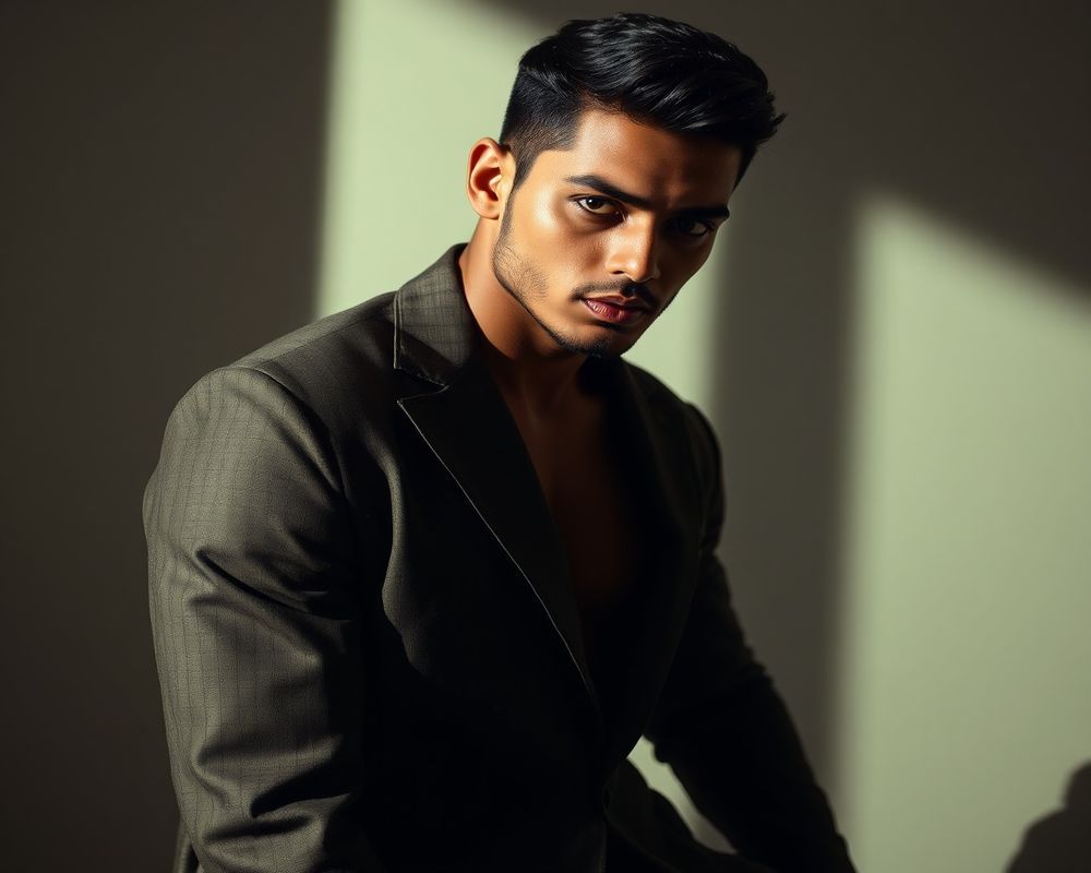 Arjun Desai high fashion editorial