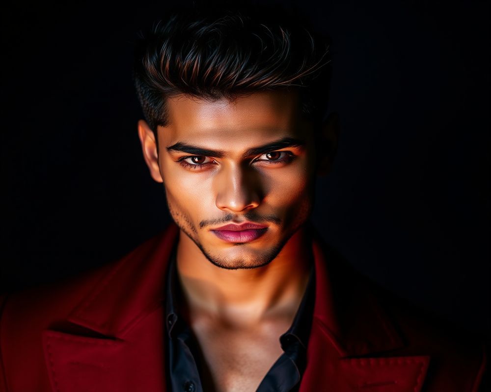 Arjun Malhotra high fashion editorial photograph