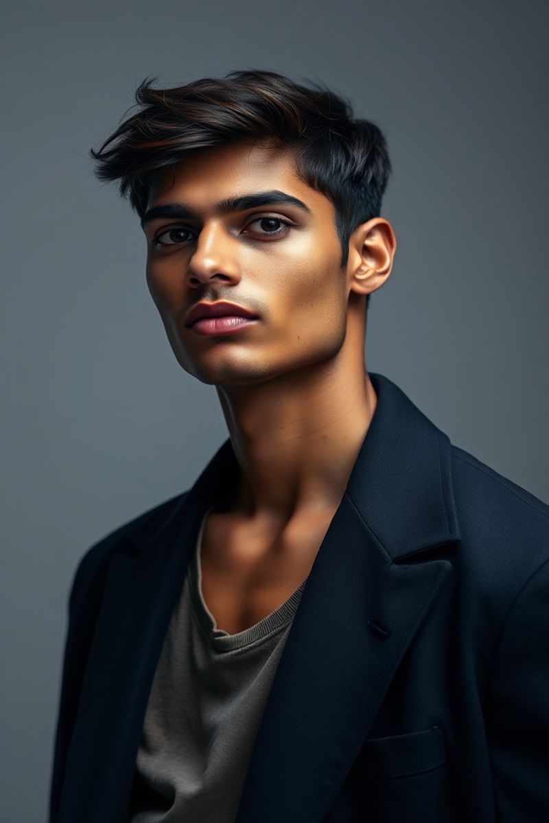 Arjun Mehta full body editorial pose