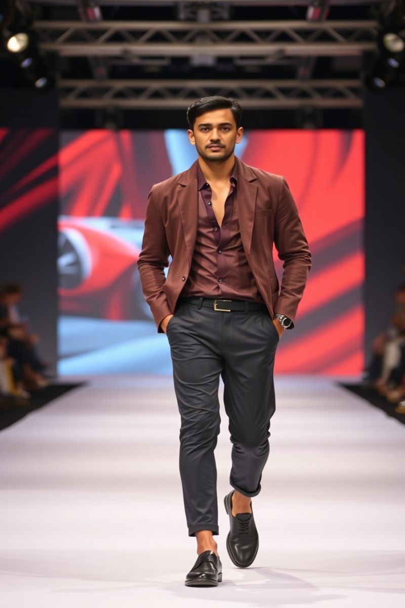 Arjun Mehta fashion runway walk