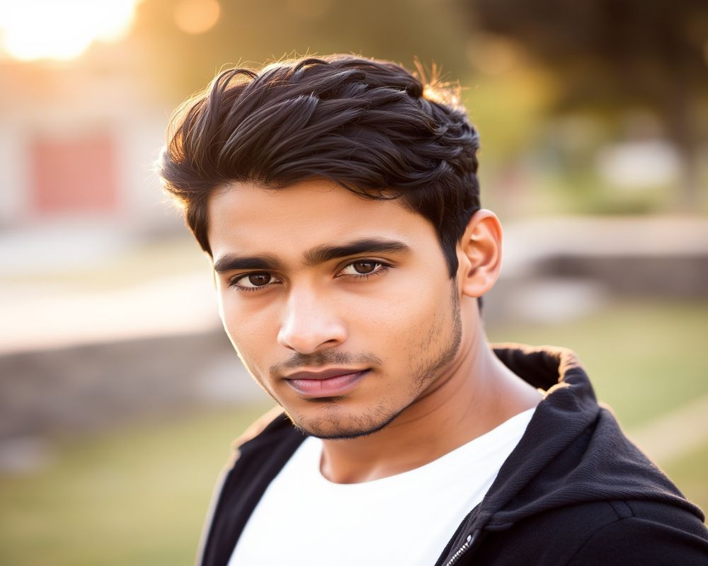 Arjun Patel lifestyle personality shot in natural outdoor setting