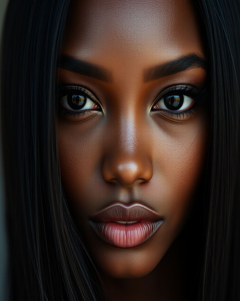Azeb Tesfaye beauty close-up portrait