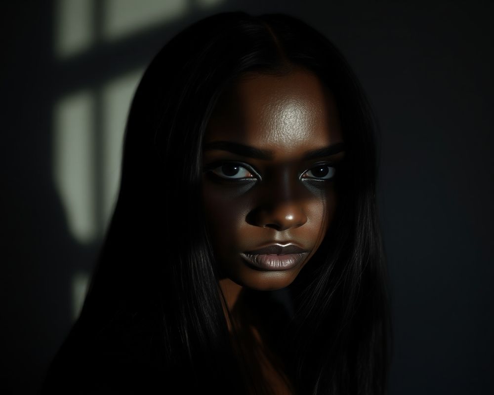 Azeb Tesfaye artistic creative portrait
