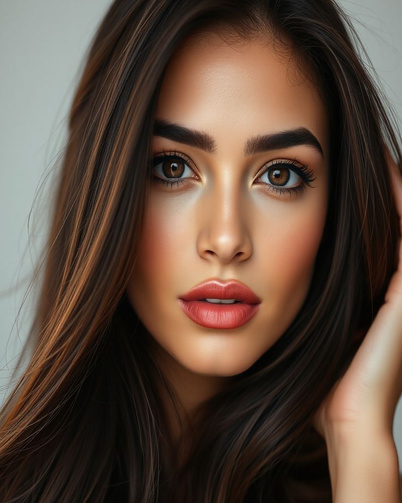 Beatriz Andrade beauty close-up portrait with soft lighting