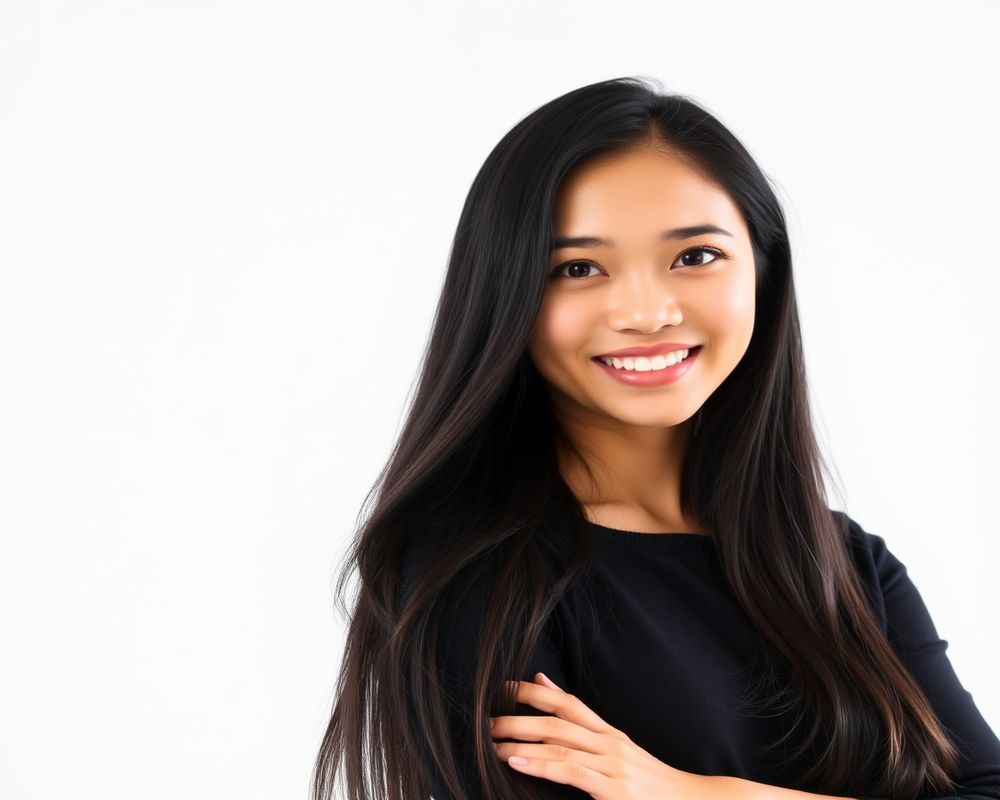 Bianca Santos commercial brand campaign with natural smile