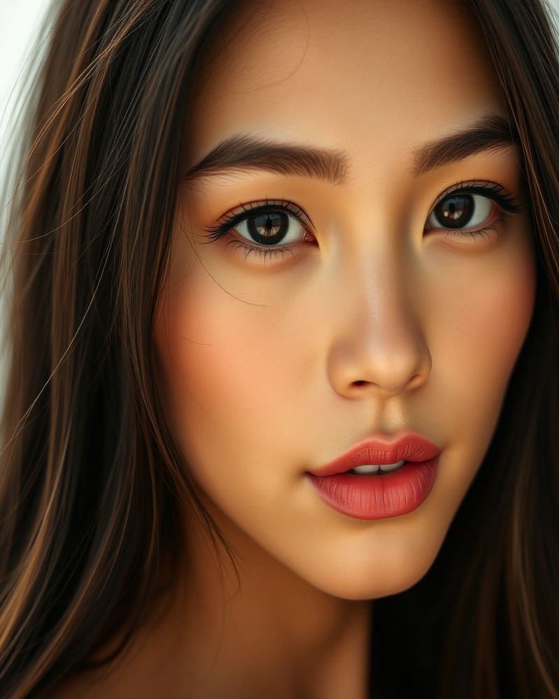 Bianca Villanueva beauty close-up portrait with soft lighting